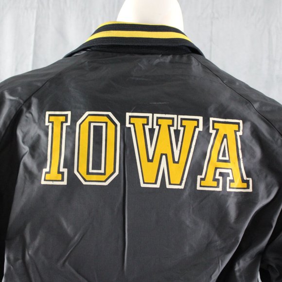Iowa Hawkeyes Jacket (VTG) - Screened Windbreaker by Chalkline - Men's XL - Picture 6 of 9